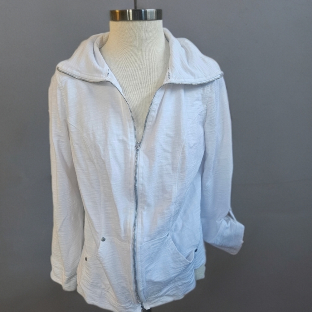 Liz Claiborne White Utility Jacket